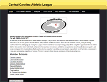 Tablet Screenshot of centralcarolinaathleticleague.weebly.com