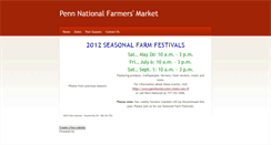 Desktop Screenshot of pennfarmersmarket.weebly.com