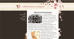 Desktop Screenshot of 1906sanfrancisco.weebly.com