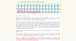 Desktop Screenshot of kittenseason.weebly.com