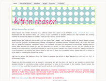 Tablet Screenshot of kittenseason.weebly.com