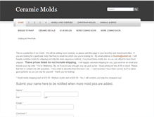 Tablet Screenshot of ceramicmolds.weebly.com