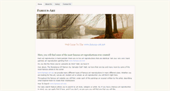 Desktop Screenshot of famous-art.weebly.com