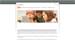 Desktop Screenshot of aboutleukemia.weebly.com