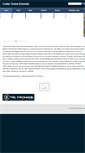 Mobile Screenshot of cedargrovekennels.weebly.com