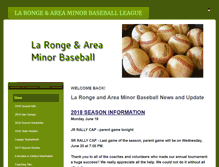 Tablet Screenshot of larongebaseball.weebly.com