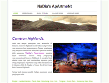 Tablet Screenshot of nadias-apartment.weebly.com