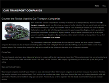 Tablet Screenshot of cartransportcompanies.weebly.com