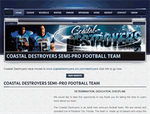 Tablet Screenshot of coastaldestroyers.weebly.com