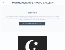 Tablet Screenshot of moonchild707.weebly.com