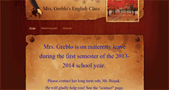 Desktop Screenshot of mrsgreblosclass.weebly.com