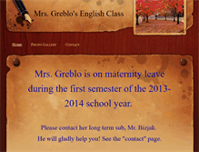 Tablet Screenshot of mrsgreblosclass.weebly.com