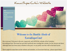 Tablet Screenshot of kawaiisupercute.weebly.com