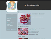Tablet Screenshot of anoccasionalbaker.weebly.com