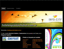 Tablet Screenshot of hotelesyrestochubut.weebly.com