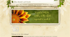 Desktop Screenshot of mrsrondy.weebly.com