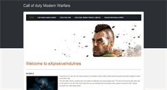 Desktop Screenshot of explosiveindustries.weebly.com