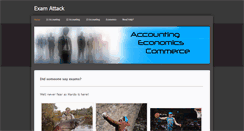 Desktop Screenshot of examattack.weebly.com