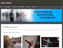 Tablet Screenshot of examattack.weebly.com