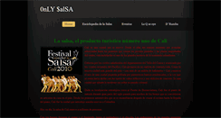 Desktop Screenshot of calisalsa.weebly.com