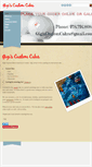Mobile Screenshot of gigiscustomcakes.weebly.com