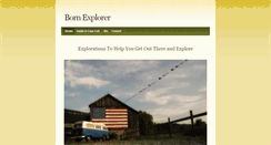 Desktop Screenshot of bornexplorer.weebly.com