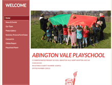 Tablet Screenshot of abingtonvaleplayschool.weebly.com