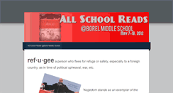 Desktop Screenshot of borelreads.weebly.com