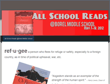 Tablet Screenshot of borelreads.weebly.com
