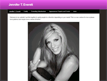 Tablet Screenshot of jennifereverett.weebly.com