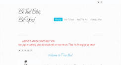 Desktop Screenshot of betrueblue.weebly.com