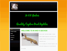 Tablet Screenshot of mandkgeckos.weebly.com