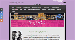 Desktop Screenshot of livingmybest.weebly.com