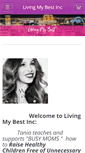 Mobile Screenshot of livingmybest.weebly.com