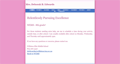 Desktop Screenshot of debedwards.weebly.com