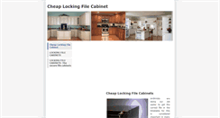 Desktop Screenshot of cheaplockingfilecabinet.weebly.com