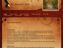 Tablet Screenshot of mrbennetts.weebly.com