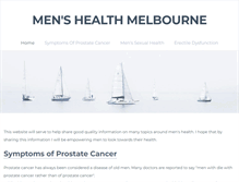 Tablet Screenshot of menshealthmelbourne.weebly.com