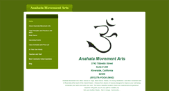 Desktop Screenshot of anahatamovementarts.weebly.com