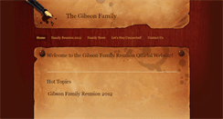 Desktop Screenshot of gibsonfamilyreunion.weebly.com