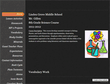 Tablet Screenshot of gillenscience.weebly.com