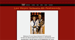 Desktop Screenshot of leehayestaekwondo.weebly.com