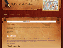 Tablet Screenshot of bigredmusicreview.weebly.com