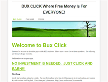 Tablet Screenshot of buxclick.weebly.com