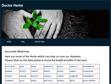Tablet Screenshot of doctorherbs.weebly.com