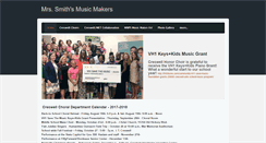 Desktop Screenshot of mrssmithsmusicmakers.weebly.com