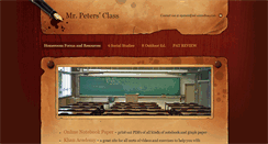 Desktop Screenshot of mrpetersclass.weebly.com