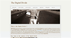 Desktop Screenshot of digitaldivide514.weebly.com