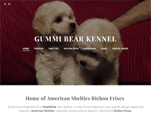 Tablet Screenshot of gummibearkennel.weebly.com