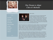 Tablet Screenshot of chrisandmichelleadopt.weebly.com